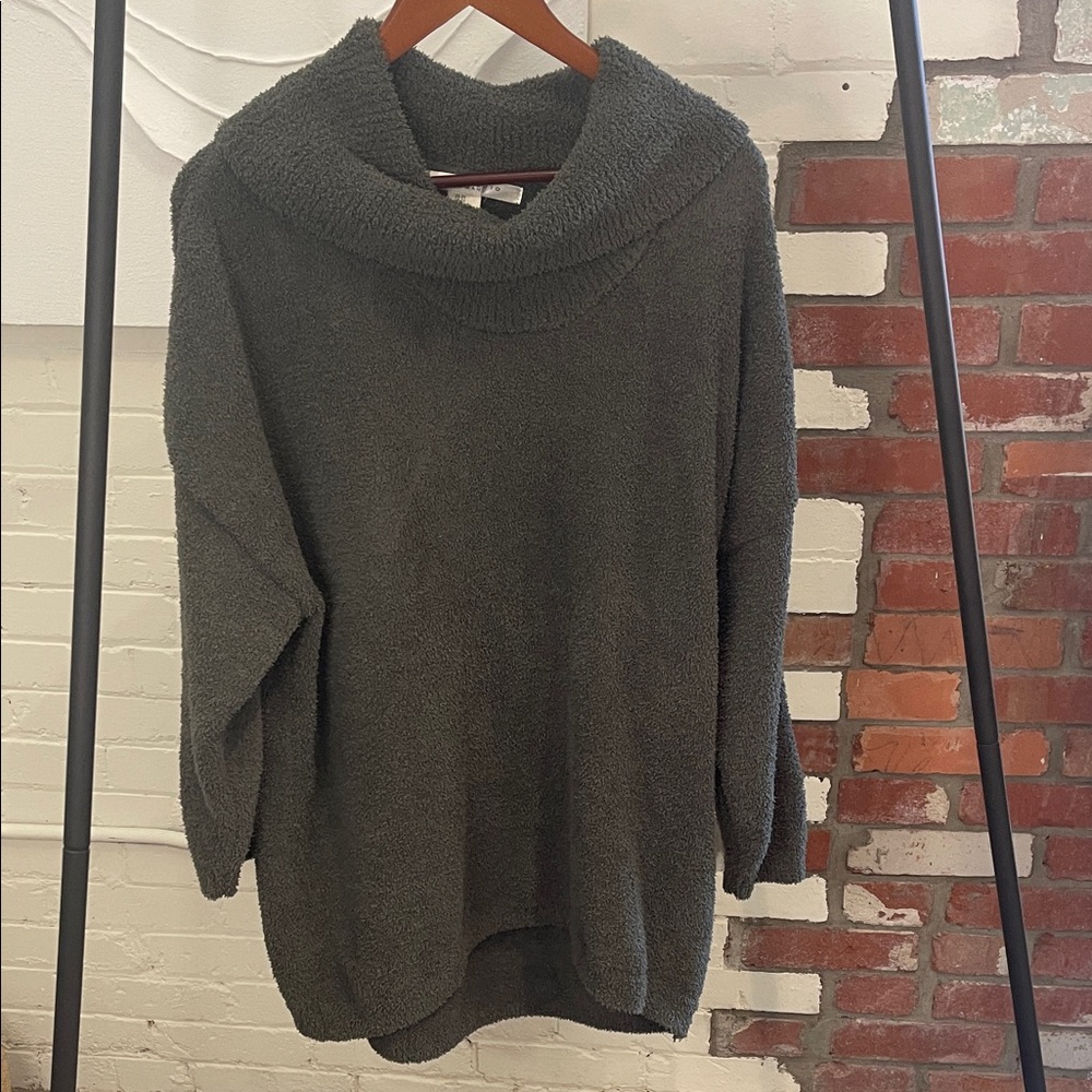 Studio M Charcoal Cowl Neck Sweater